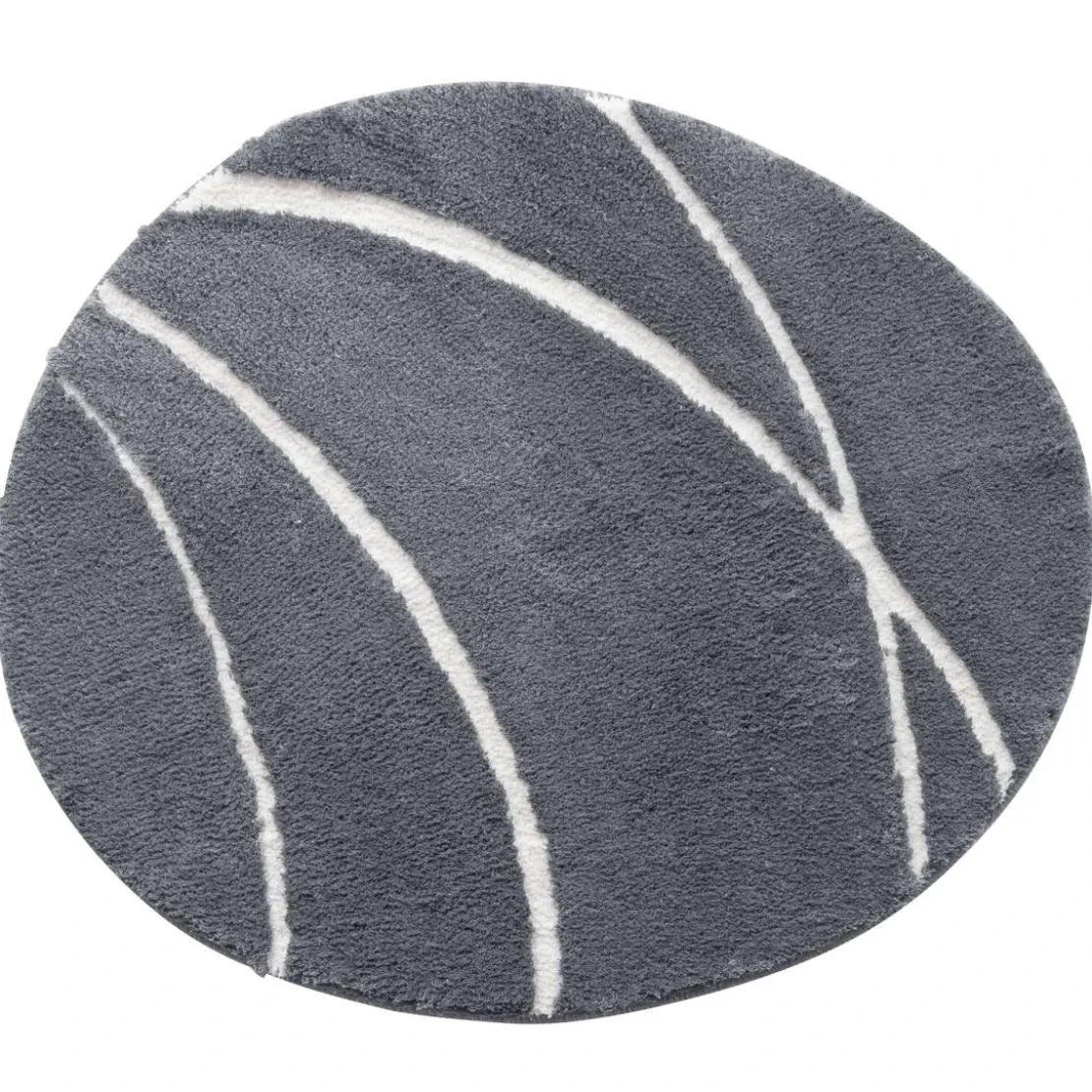 BecquetTapis de bain en polyester PIERRE gris