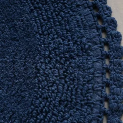 BecquetTapis de bain 1700 g/m² CROCHET - bleu pacificique