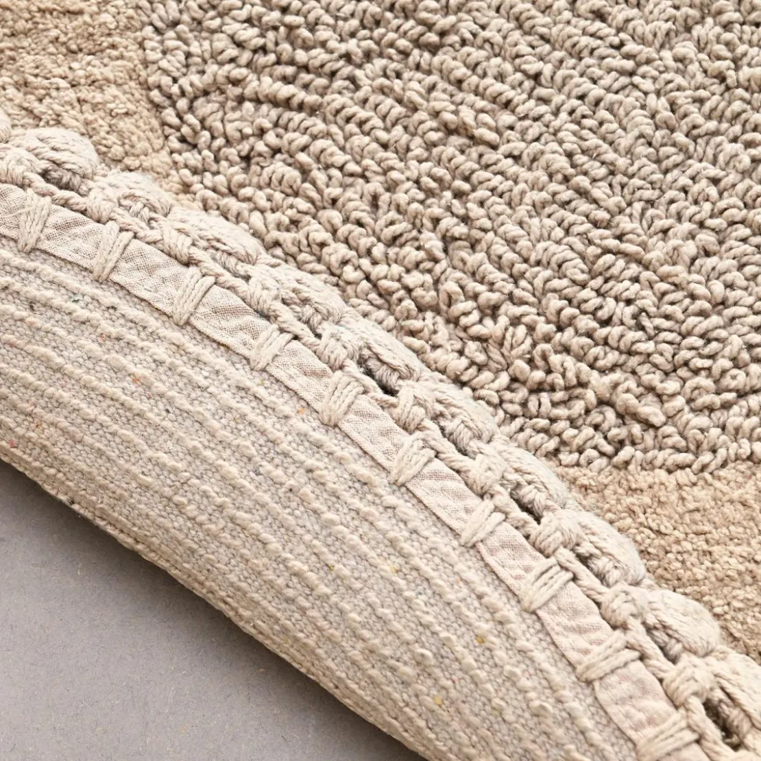 BecquetTapis de bain 1700 g/m² CROCHET - beige sable