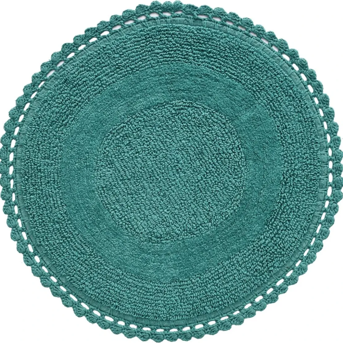 BecquetTapis de bain 1700 g/m² CROCHET - vert eucalyptus