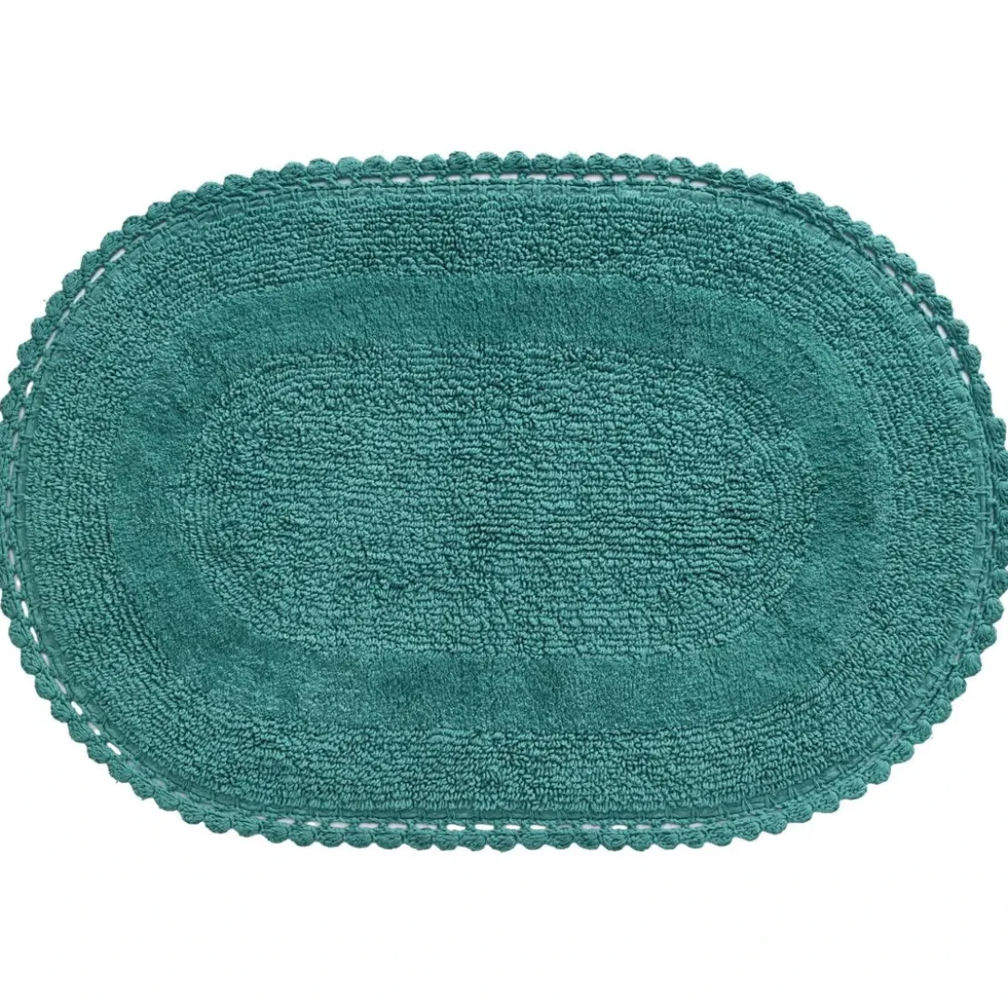 BecquetTapis de bain 1700 g/m² CROCHET - vert eucalyptus