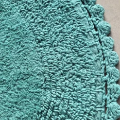 BecquetTapis de bain 1700 g/m² CROCHET - vert eucalyptus