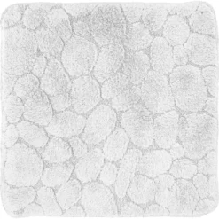 BecquetTapis de bain ou Wc relief GALETS 1550 g/m²- Blanc