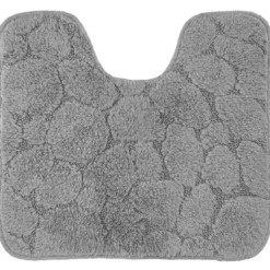 BecquetTapis de bain ou Wc relief GALETS 1550 g/m² - Gris