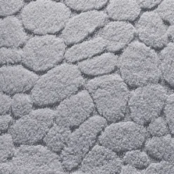BecquetTapis de bain ou Wc relief GALETS 1550 g/m² - Gris