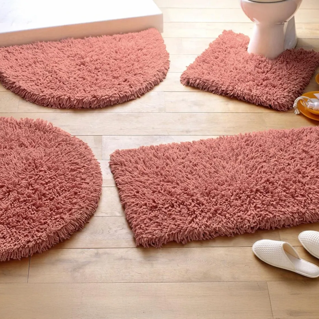 BecquetTapis de bain pur coton 1500 g/m² CONFORT -terracotta