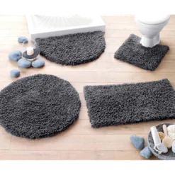 BecquetTapis de bain pur coton 1500 g/m² CONFORT- Anthracite
