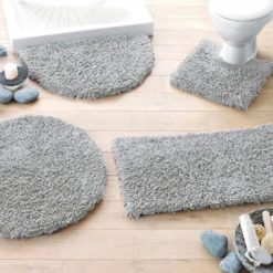 BecquetTapis de bain pur coton 1500 g/m² CONFORT - Gris