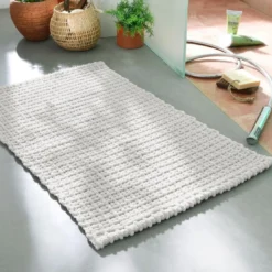 BecquetTapis de bain rectangulaire TRESSADOUX craie