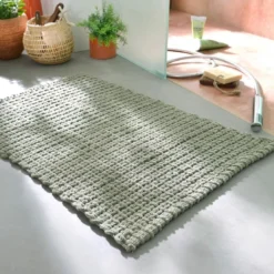 BecquetTapis de bain rectangulaire TRESSADOUX kaki