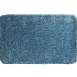 BecquetTapis de bain UNIMICRO microfibre luxe bleu tempête