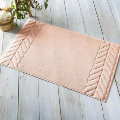 BecquetTapis de bain 50x80 TRESSE - rose nude