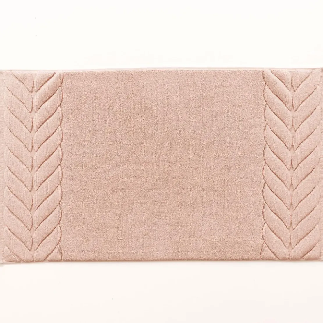 BecquetTapis de bain 50x80 TRESSE - rose nude