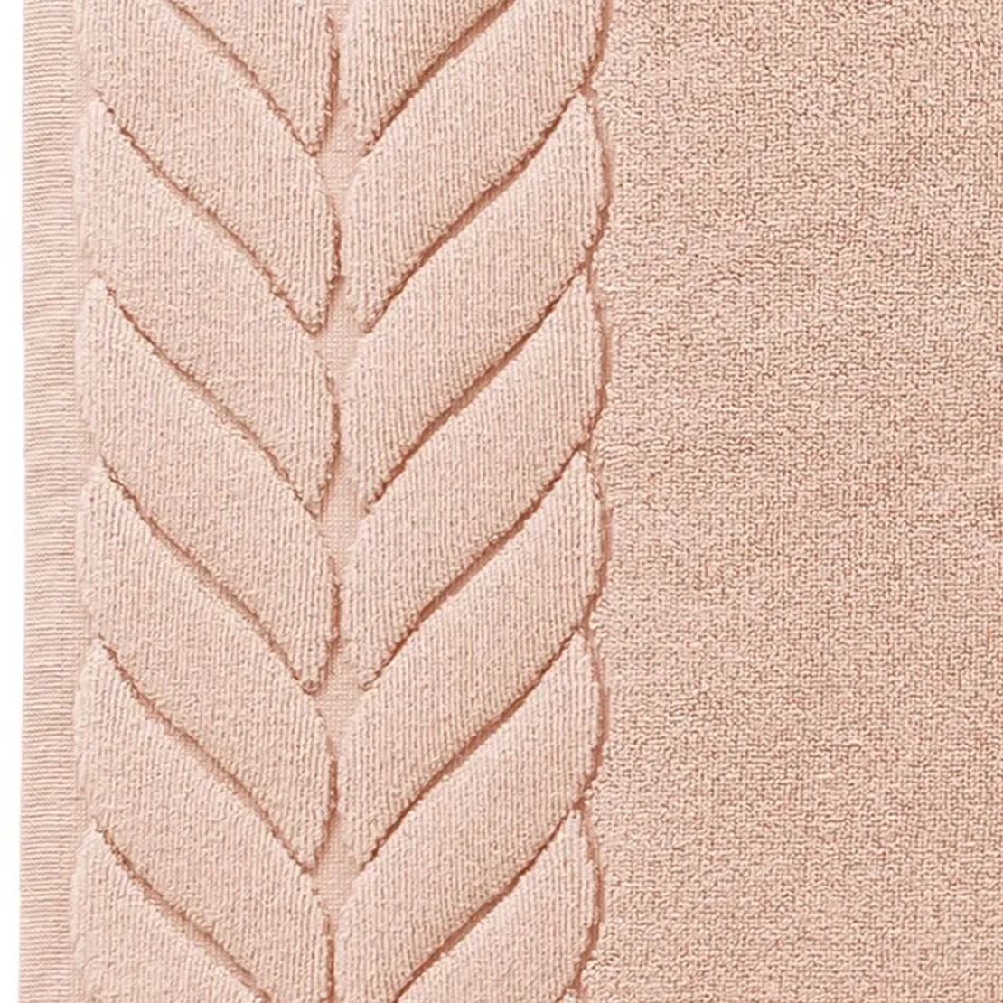 BecquetTapis de bain 50x80 TRESSE - rose nude