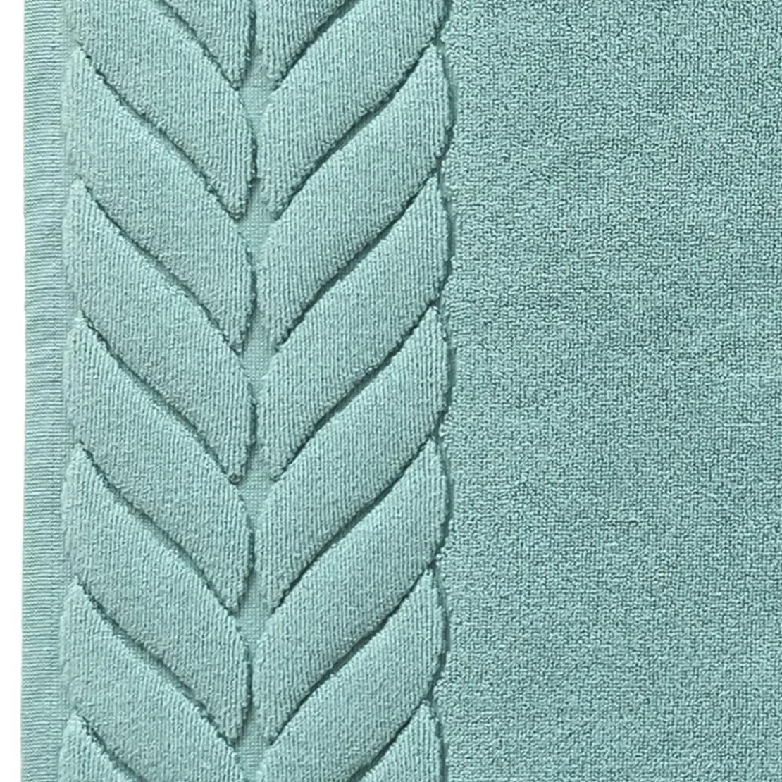 BecquetTapis de bain 50x80 TRESSE - bleu celadon
