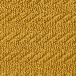 BecquetTapis de bain ZIGZAGen coton jaune