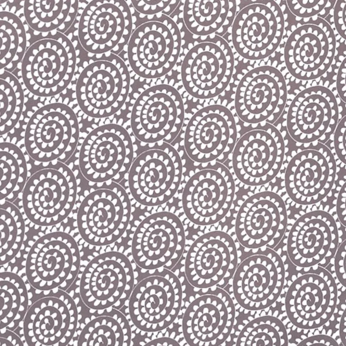 BecquetToile cirée motif porcelaine - Taupe