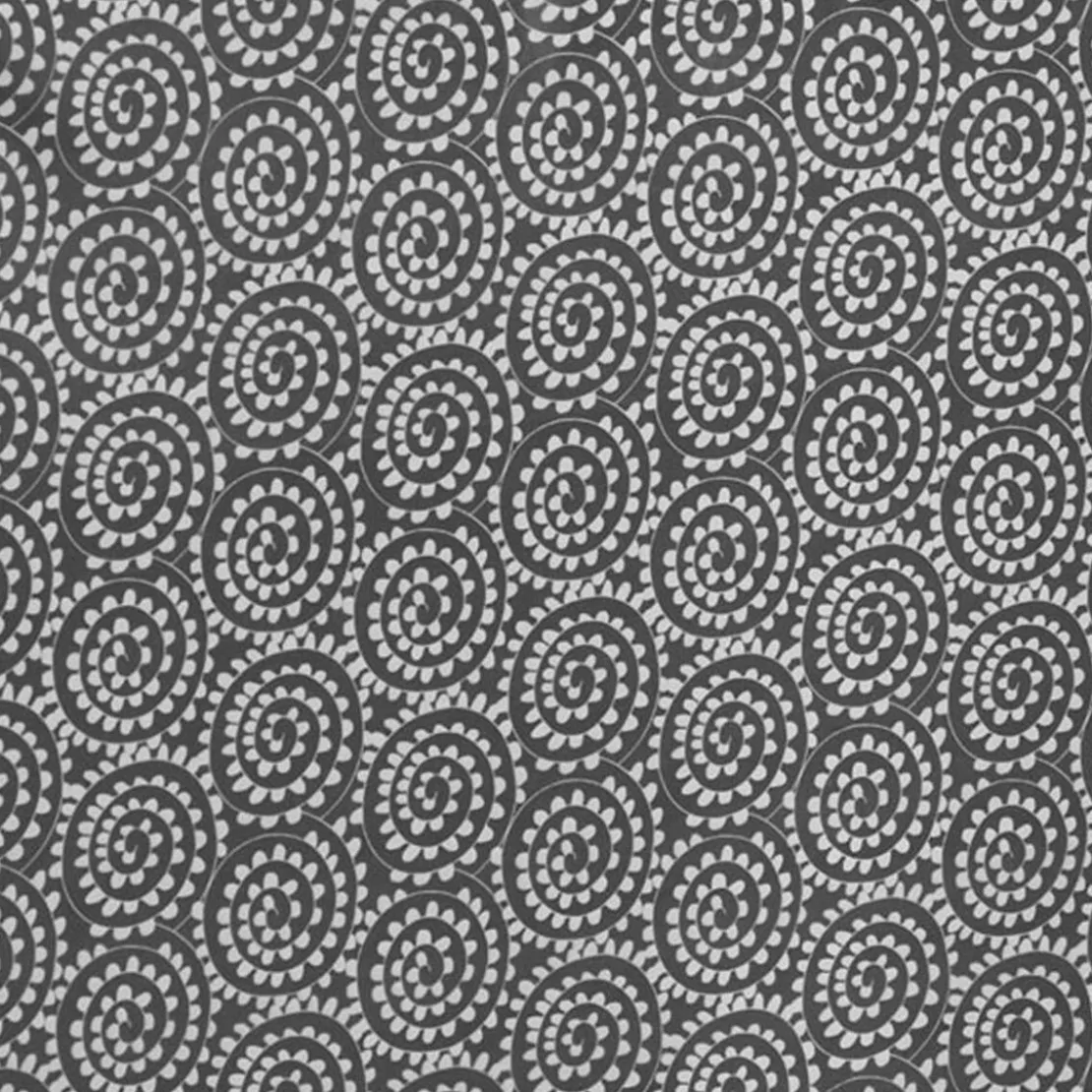 BecquetToile cirée motif porcelaine - Gris