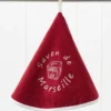 BecquetTorchon Essuie-mains SAVON De MARSEILLE Rouge