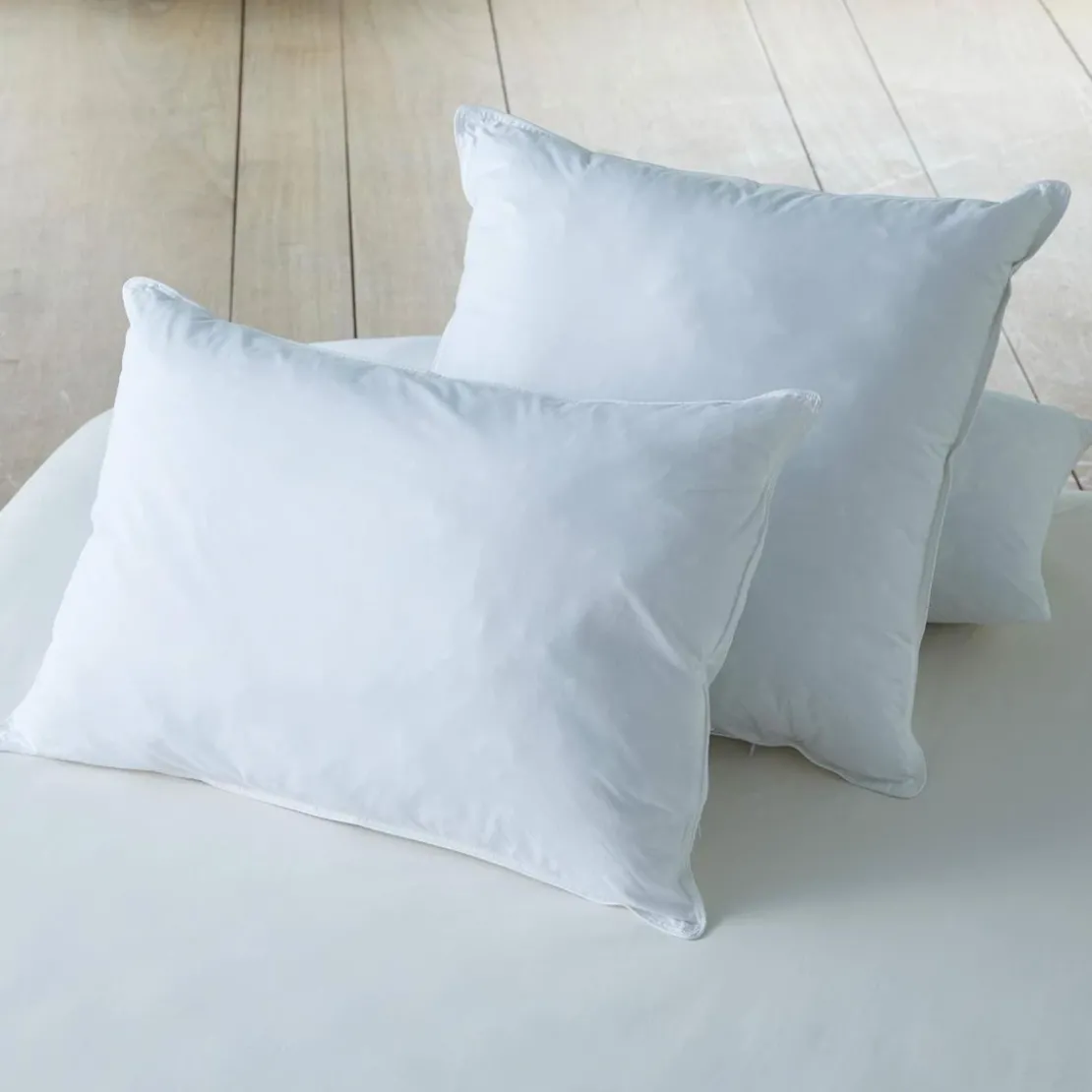 BecquetTraversin ergonomique coton blanc MEMOFIL