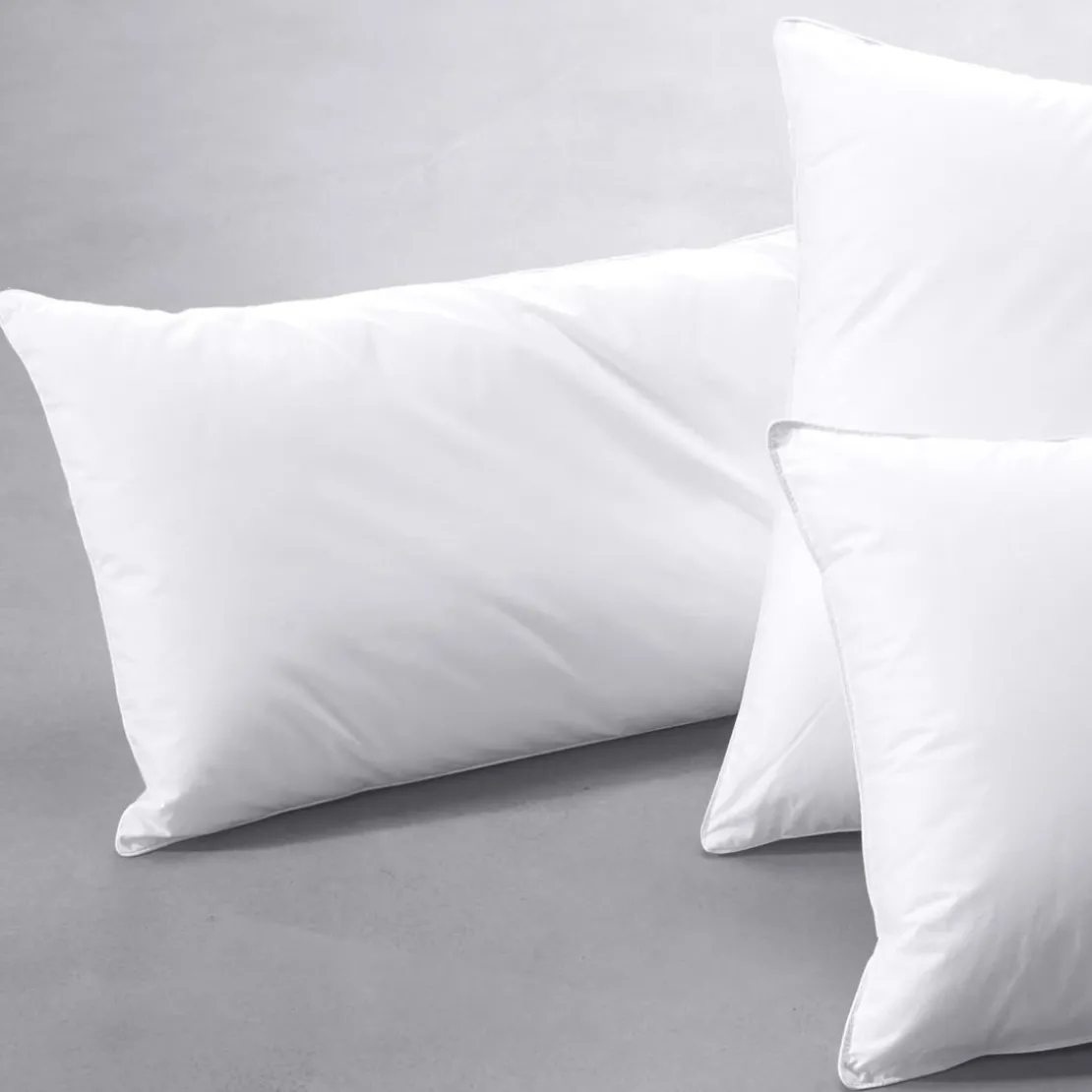 BecquetTraversin plat ferme blanc uni - HOLLOFLEX