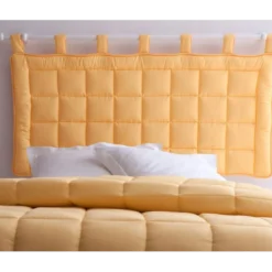 BecquetTête De Lit Matelassé - jaune maïs