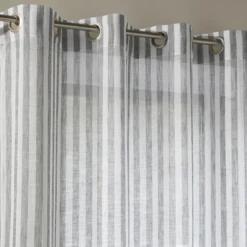 BecquetVoilage Gris perle LIGNES