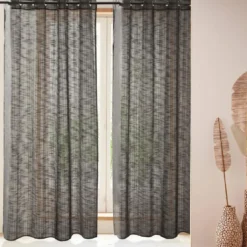 BecquetVoilage Noir RABANE140 x 240 cm