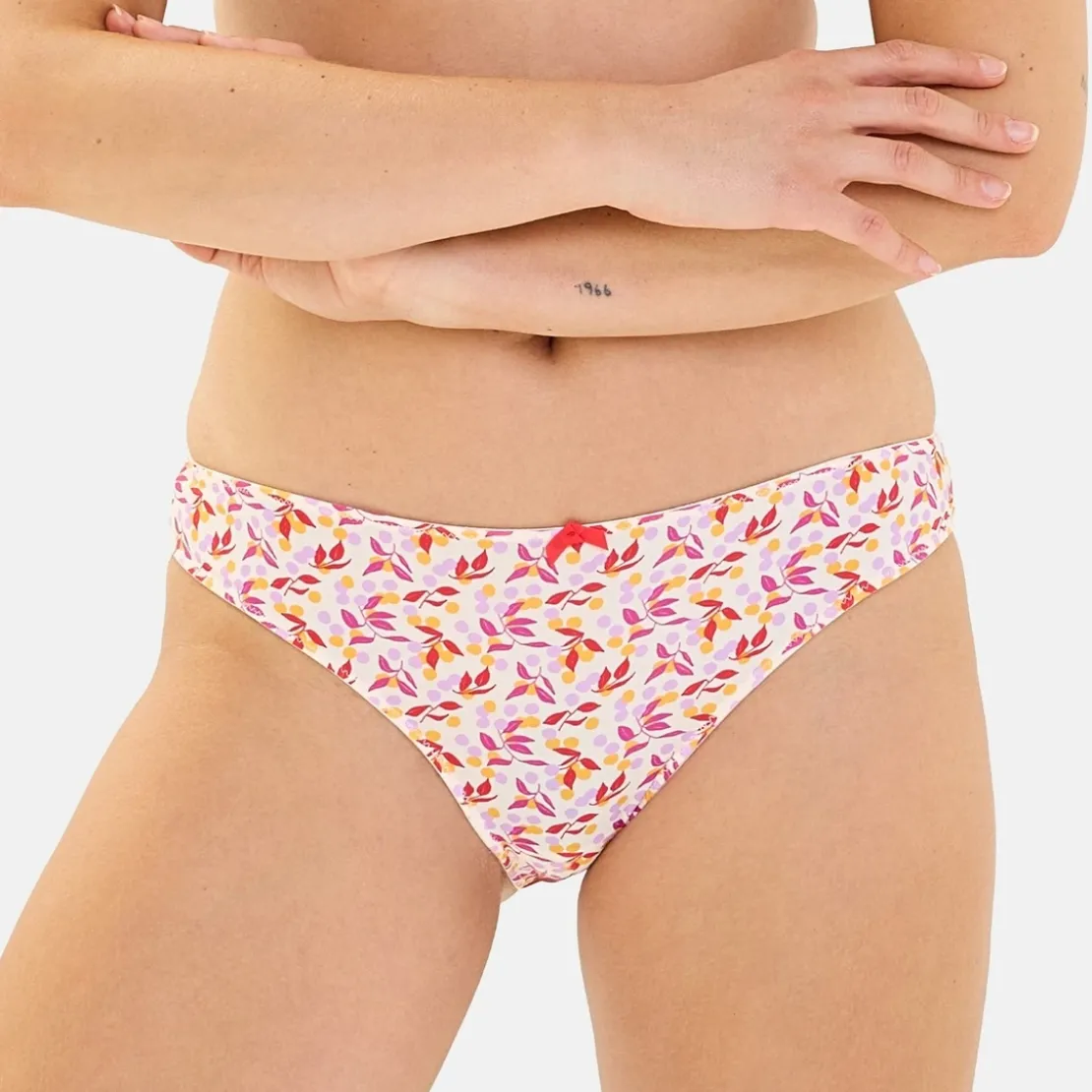 Billet DouxSlip Talentueuse - Feuillage et Baies rose- Talentueuse