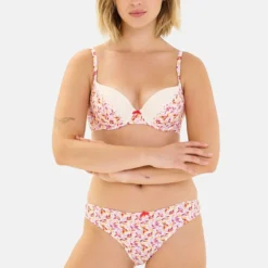 Billet DouxSlip Talentueuse - Feuillage et Baies rose- Talentueuse