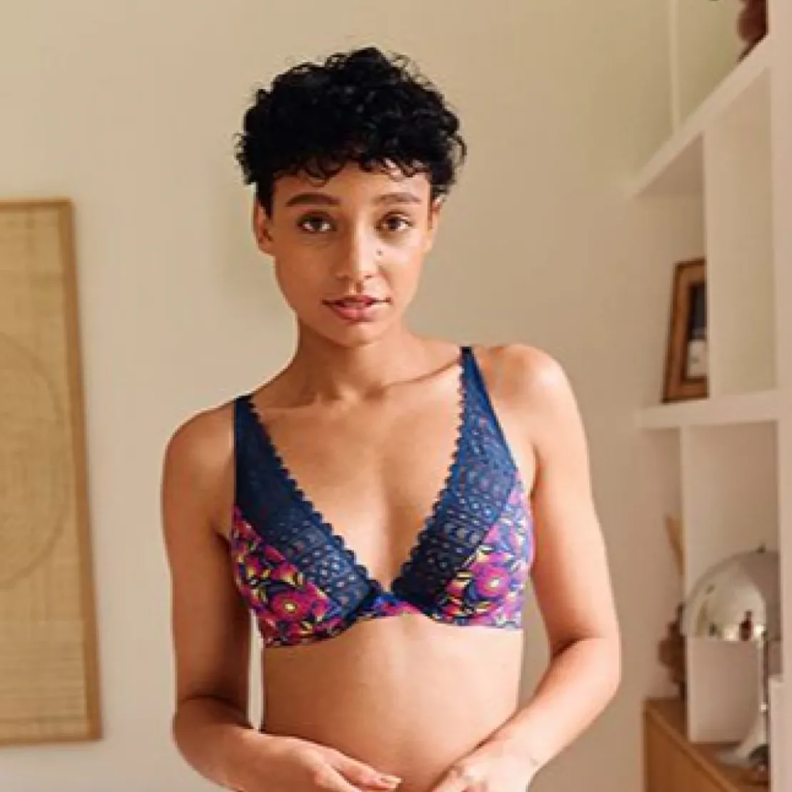 Billet DouxSoutien-gorge emboitant Talentueuse - Bleu Rose foncé- Talentueuse