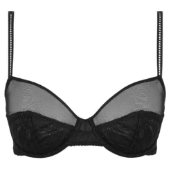 Billet DouxSoutien-gorge emboitant à armatures noir- Céleste