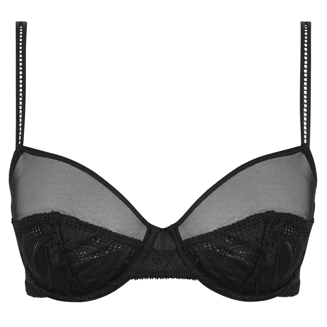 Billet DouxSoutien-gorge emboitant à armatures noir- Céleste