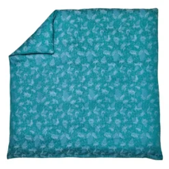 Blanc des VosgesHousse De Couette Sac 2 Faces LUPINS Emeraude