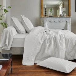 Blanc des VosgesParure Housse de Couette et 2 Taies PALACE d'oreiller Blanc