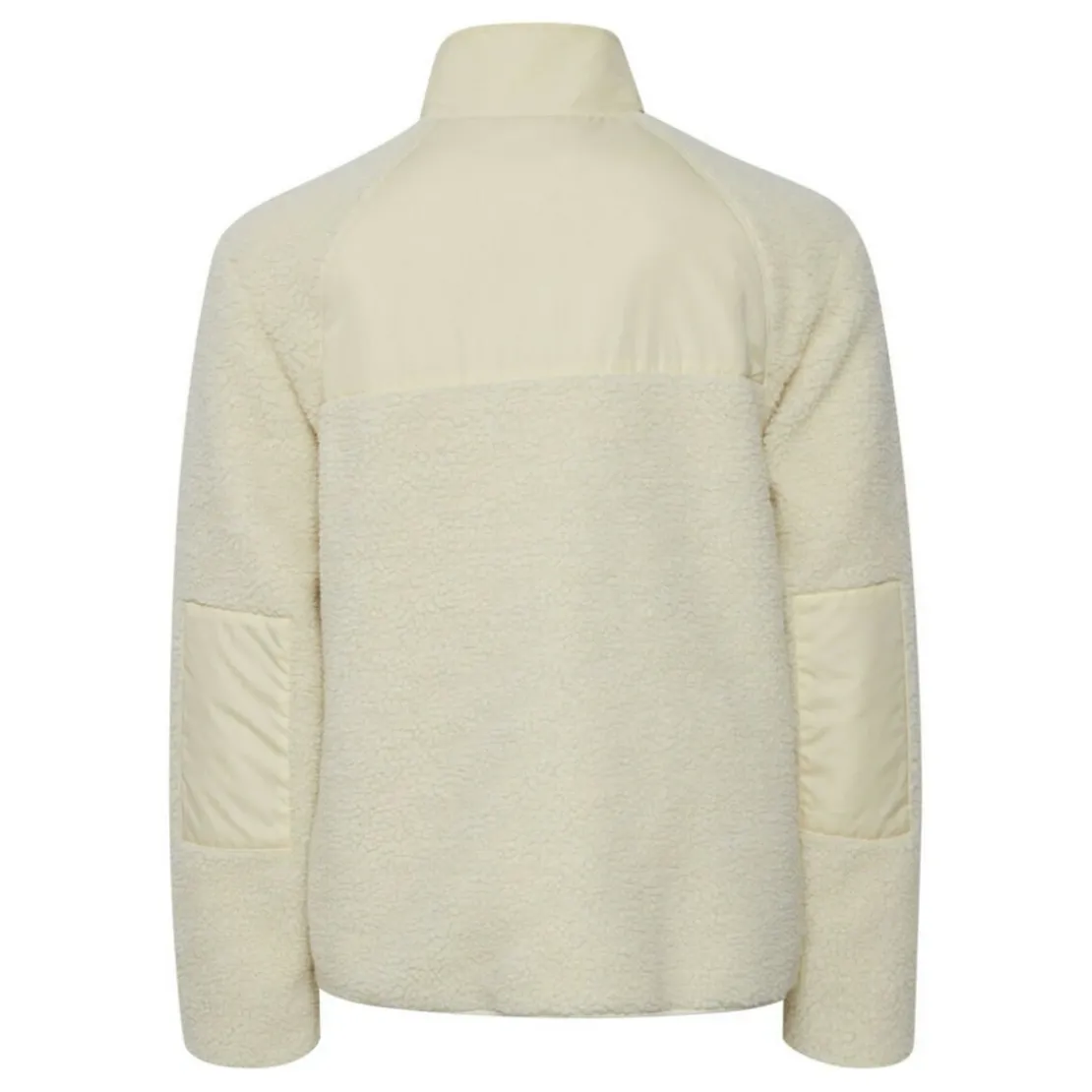BlendBlouson Blanc manches longues col haut
