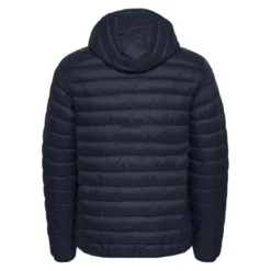 BlendBlouson Bleu à capuche en nylon