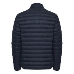 BlendBlouson Bleu col montanten nylon