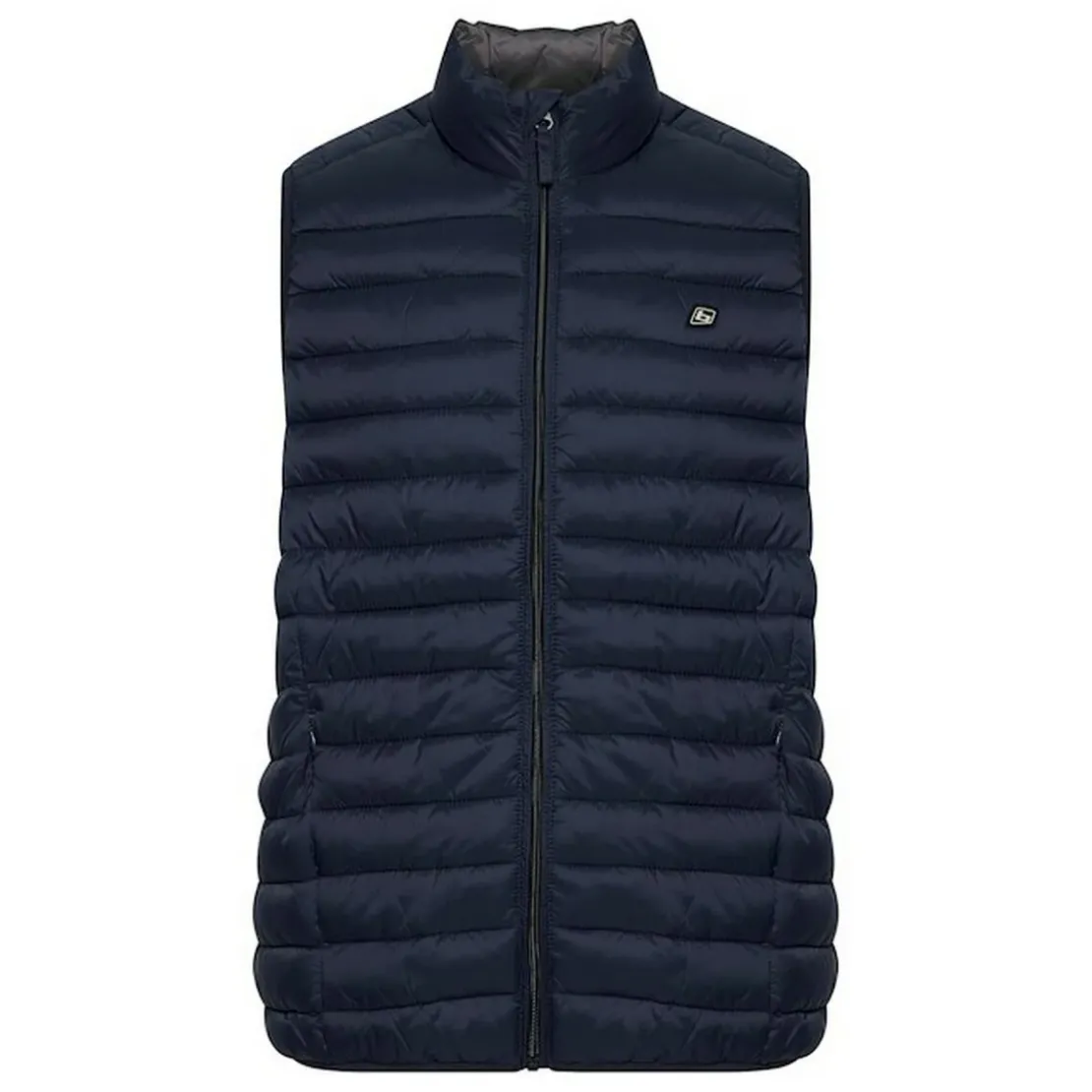 BlendBlouson Bleu manches courtes en nylon