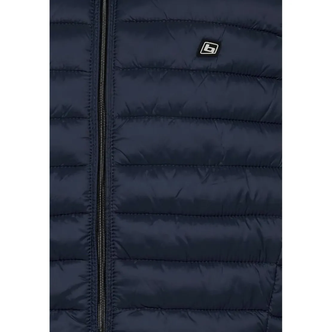 BlendBlouson Bleu manches courtes en nylon
