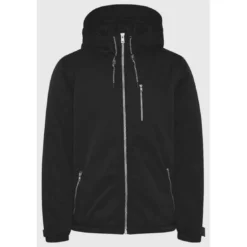 BlendBlouson à capuche noir pour homme