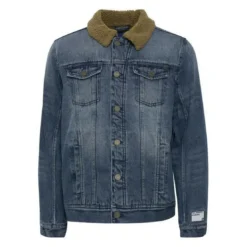 BlendBlouson homme bleu stone en coton