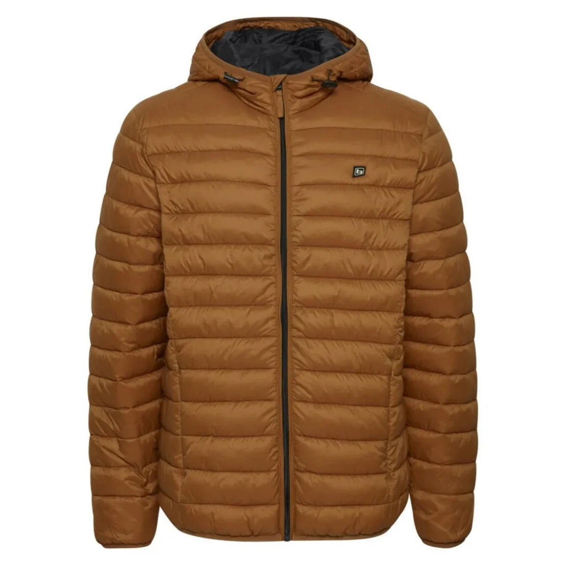 BlendBlouson Marron à capuche en nylon