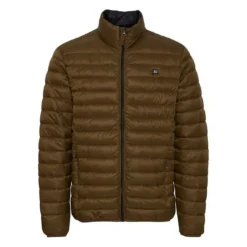 BlendBlouson Marron col montanten nylon