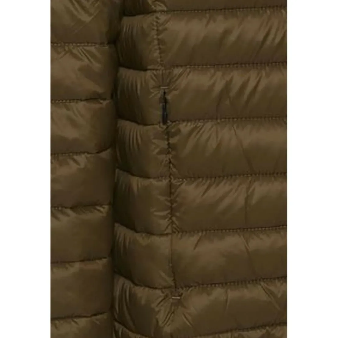 BlendBlouson Marron col montanten nylon