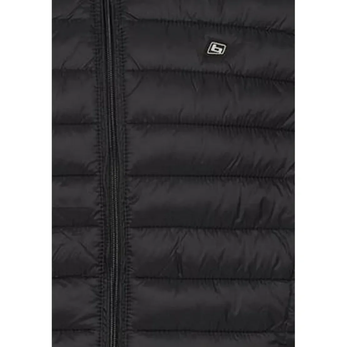 BlendBlouson Noir manches courtes en nylon