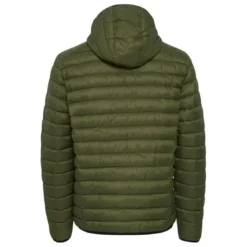 BlendBlouson Vert à capuche en nylon