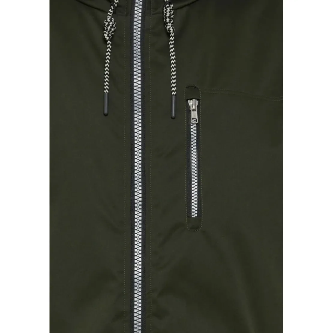 BlendBlouson Vert manches longues à capuche