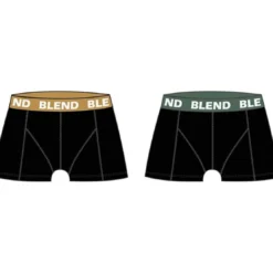 BlendBoxer en Coton multicolore noir