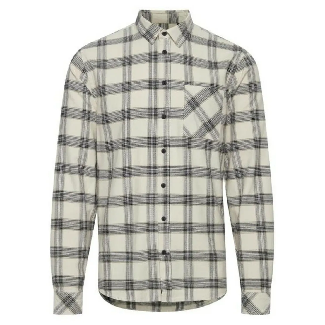 BlendChemise homme gris en coton